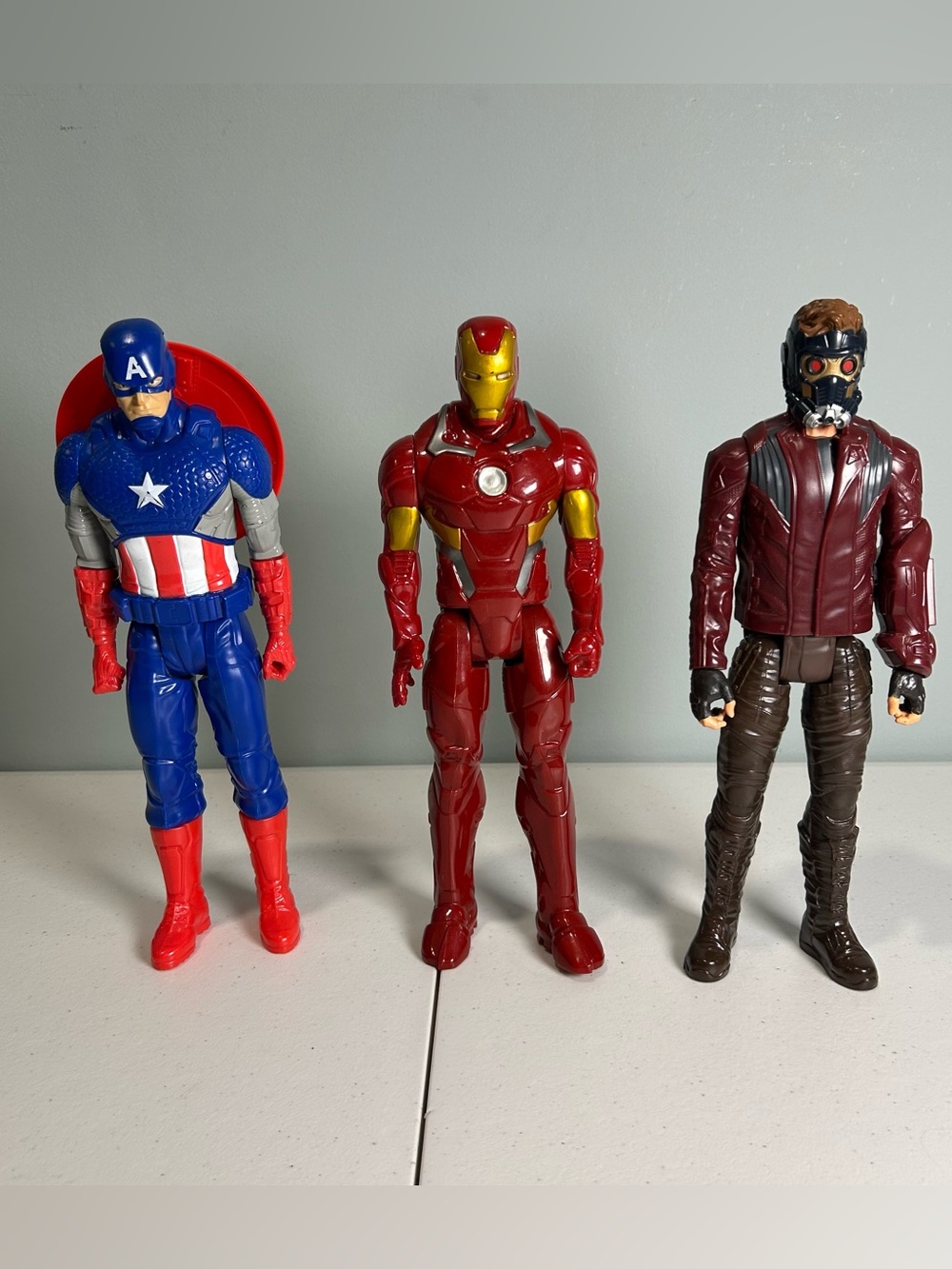 Marvel Action Figure Bundle Ant-Man Captain America Iron Man 12”